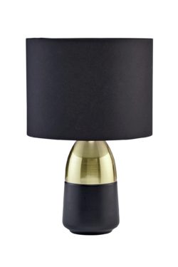 HOME Duno Touch Table Lamp - Black & Brass